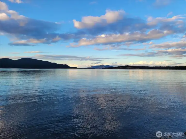 Gorgeous sunsets from this secluded site.