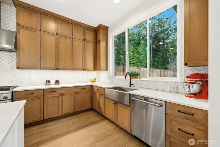 large window adds brightness