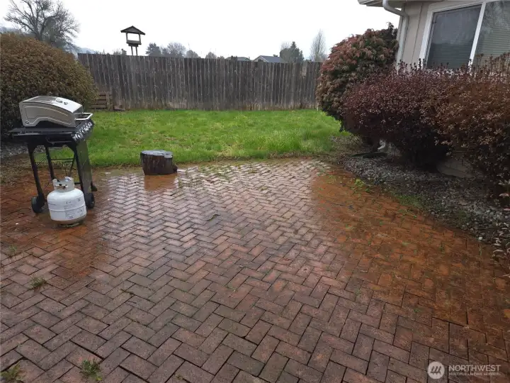 Back yard patio