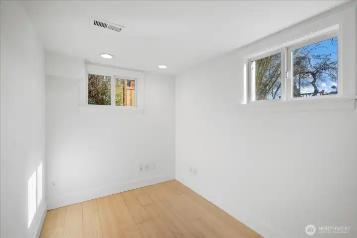 Downstairs- office/bedroom