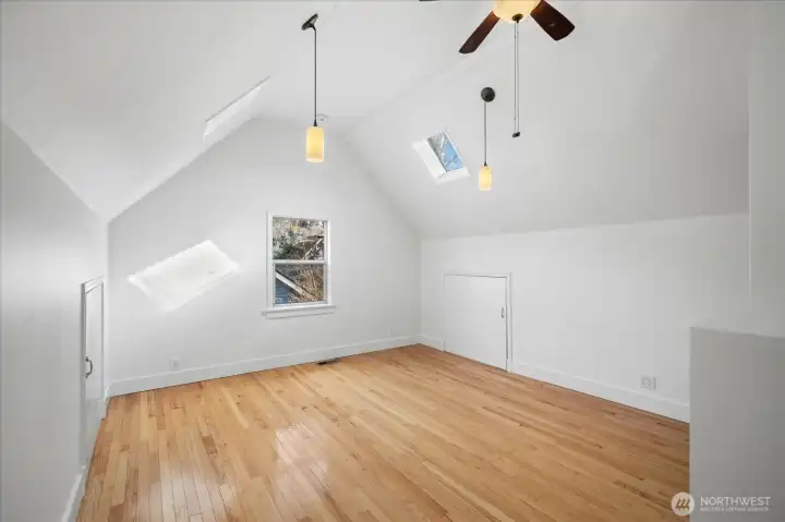 Upstairs loft space