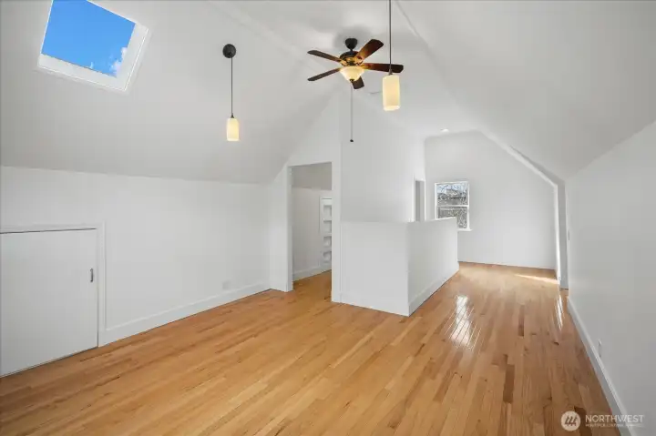 Upstairs loft space