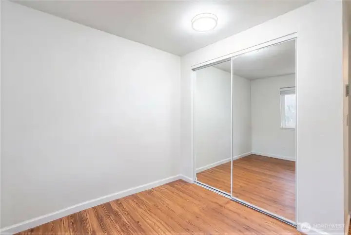 Second Bedroom with Mirrored Closet