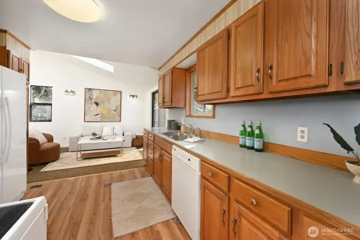 Roomy kitchen ready for your culinary creations.