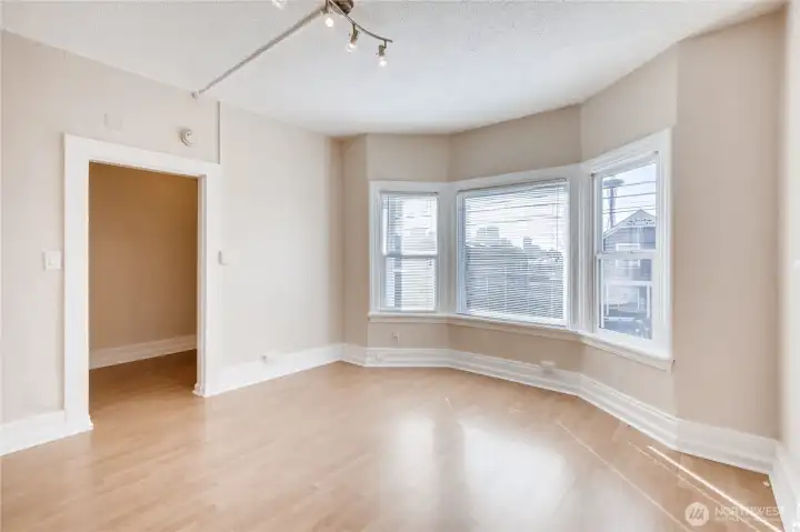 Living room with view