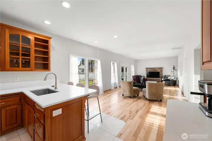 Bonus- Sitting Room Off of Kitchen.