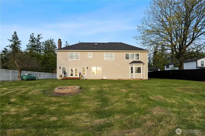 Back of Home-Yard: Which Faces the West & Passage.