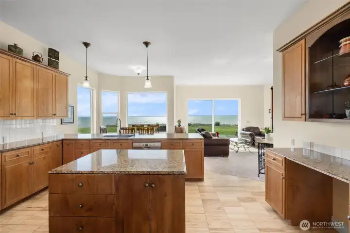 Very spacious kitchen