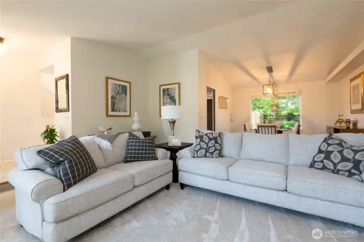 First living area plus formal dining