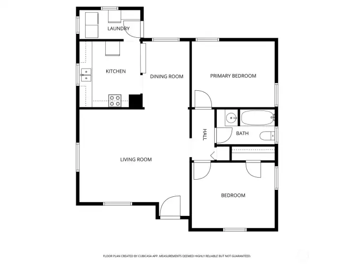 Floorplan of the home.