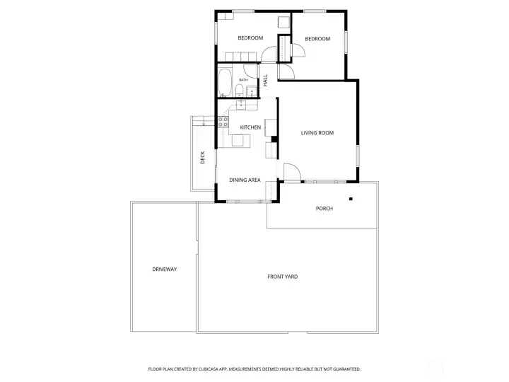 Main-level floor plan. Main-level floor plan.