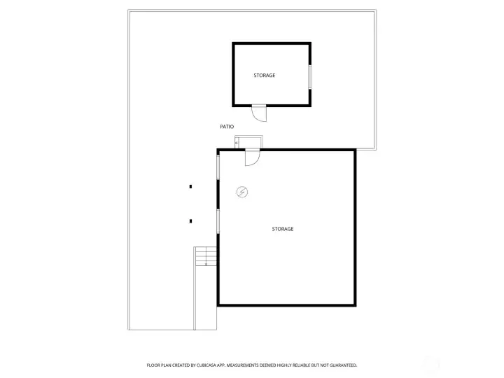 Shed/workshop and crawl space floor plan. Shed/workshop and crawl space floor plan.