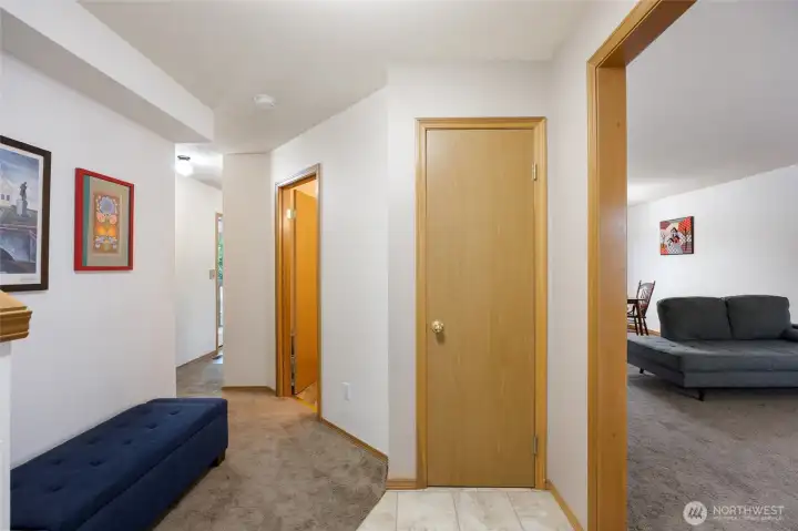 Entry w/ coat closet