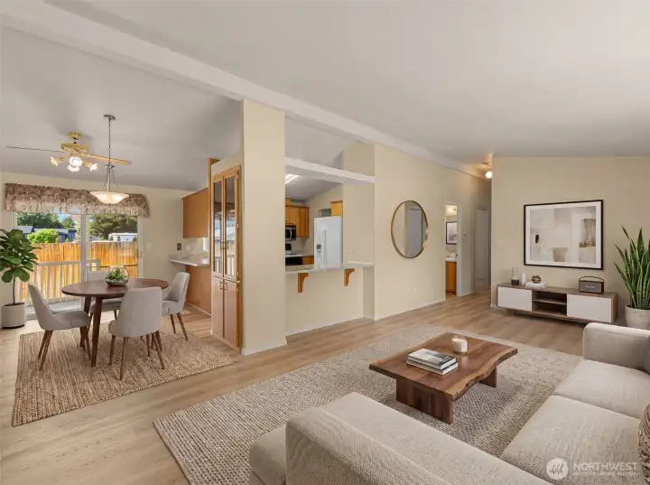 LIVING AND DININGROOM LIVING AND DININGROOM