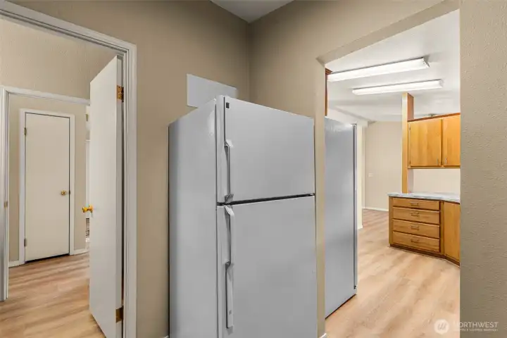 LAUNDRY INTO HALL BATH AND KITCHEN LAUNDRY INTO HALL BATH AND KITCHEN