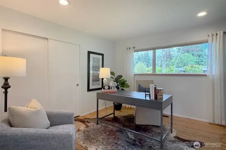 4th bedroom or office on main level. 4th bedroom or office on main level.