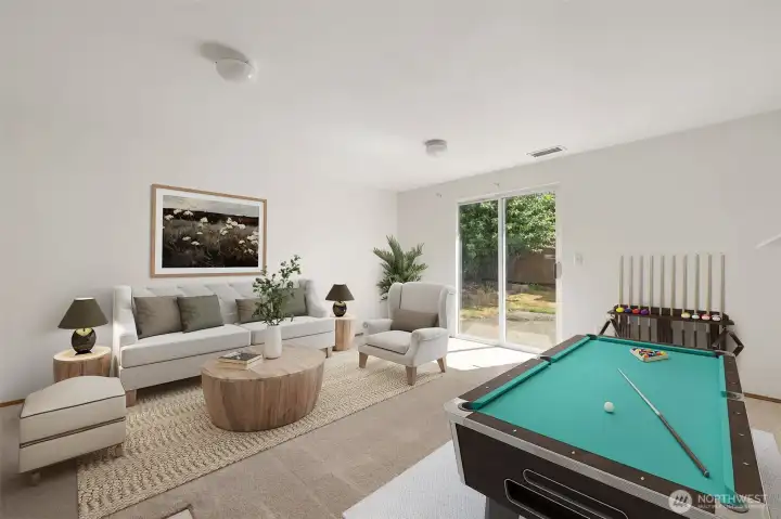 Bonus room on the lower level. Bonus room on the lower level.