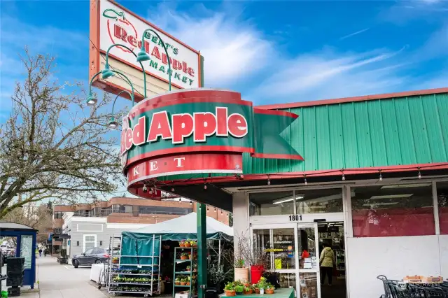 A short walk to Bert's Red Apple for all of your grocery needs.