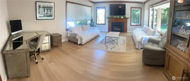 Living Room with Gas Fireplace