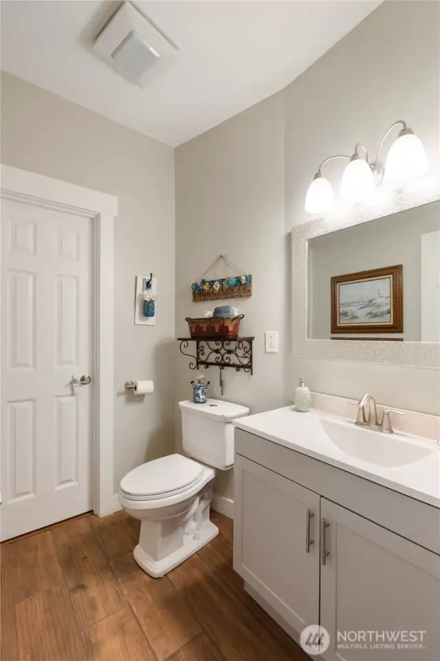 half bath on main.