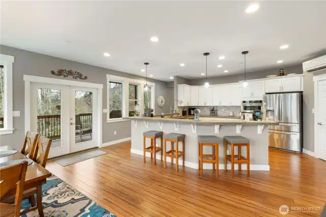 Tons of countertop space & large pantry.