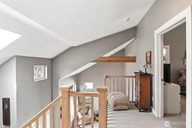 top of stairs looking to primary