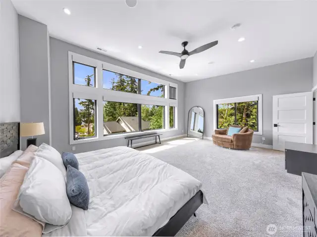 Ceiling fan for the warm lake days