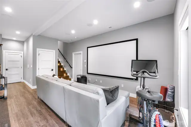 Downstairs flex room