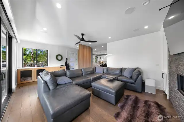 Home comes with built-in vacuum