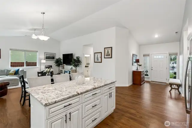 This lightly lived-in home feels like new!