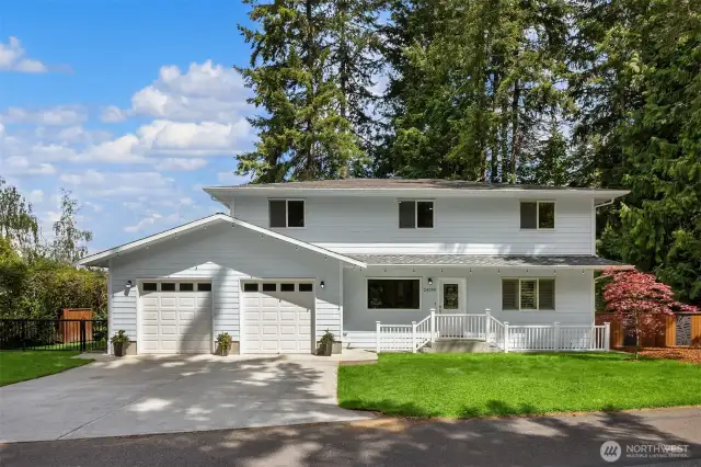 2-car attached garage with easy access into the home.