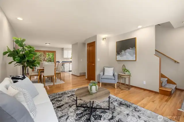 Beautiful hardwood floors.