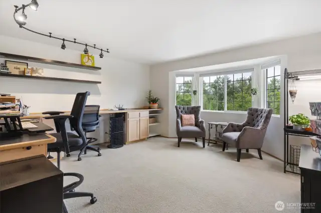 Large 2nd bedroom used as home office