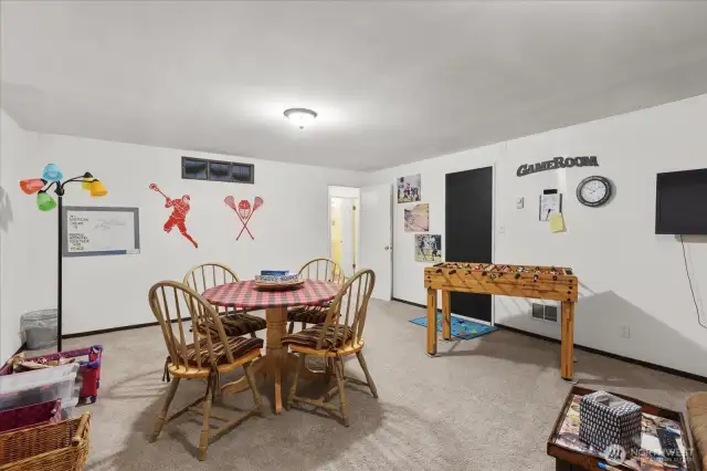 Flexible layout with endless possibilities—playroom, hobby space, or guest lounge