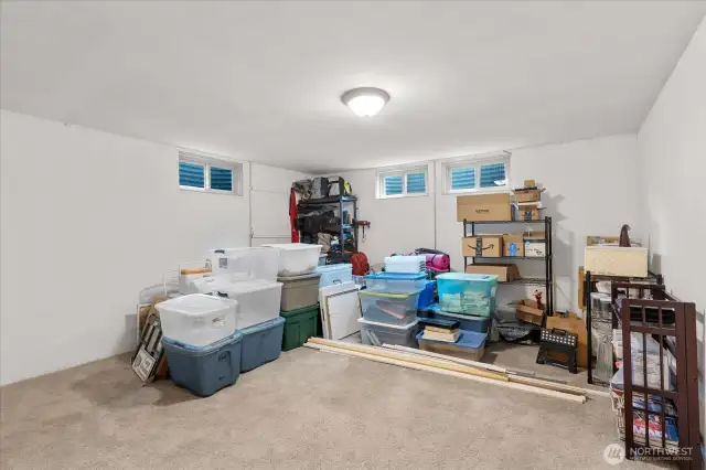 Perfect for a bedroom, storage, crafts, home gym, or future guest space