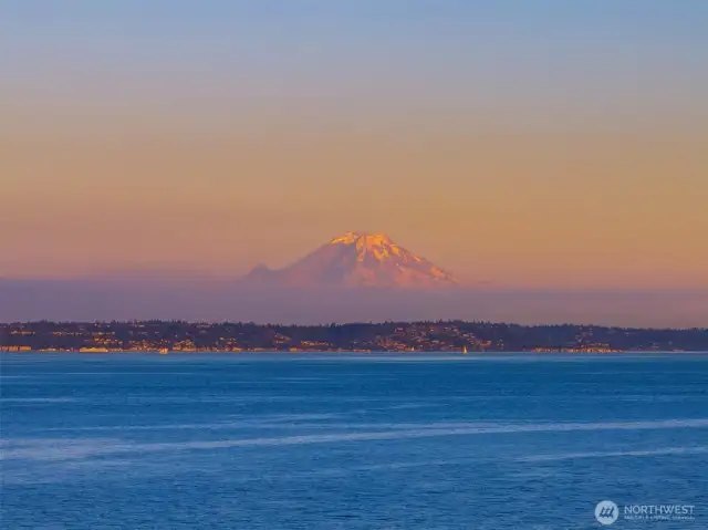 Mt Rainier views are breathtaking