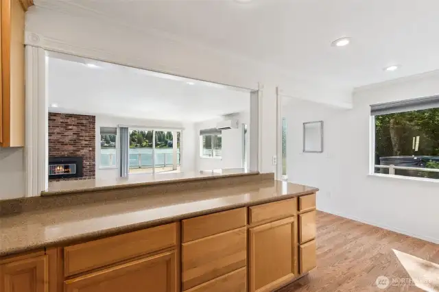 Main Floor Kitchen with Eating Space
