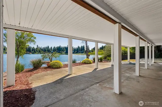 Covered Patio Off the Lower Level