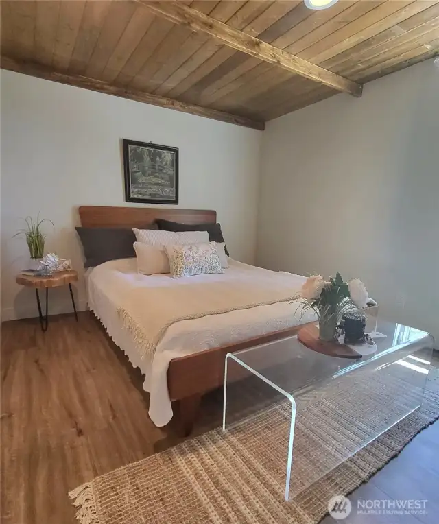 Wood Ceilings in second bedroom