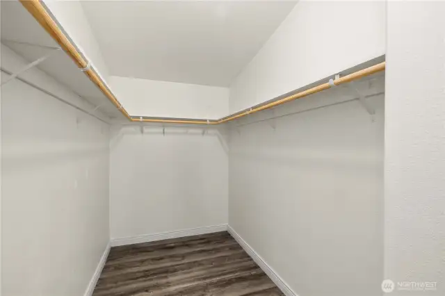 Cavernous Primary Walk-In Closet