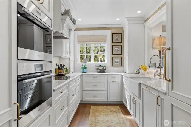 solid wood cabinets with custom storage
