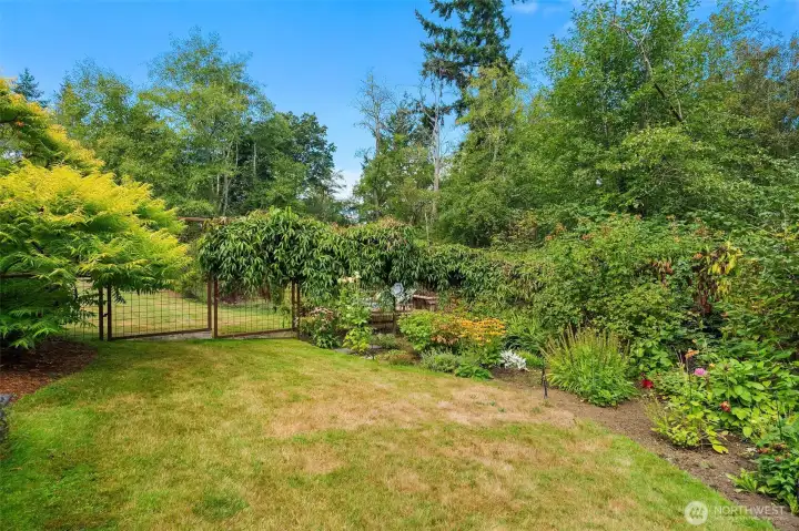 meticulous maintained landscape.
