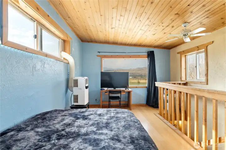 Use this space as a TV room, office, guest overflow sleeping, or gaming room.