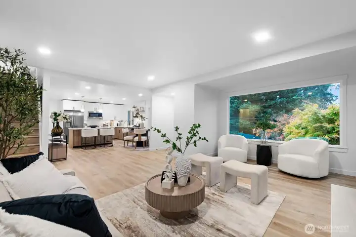 Open floor concept