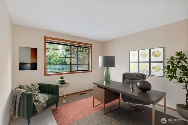 This room was virtually staged.