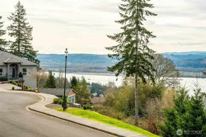 View from living room windows - so much better in person!