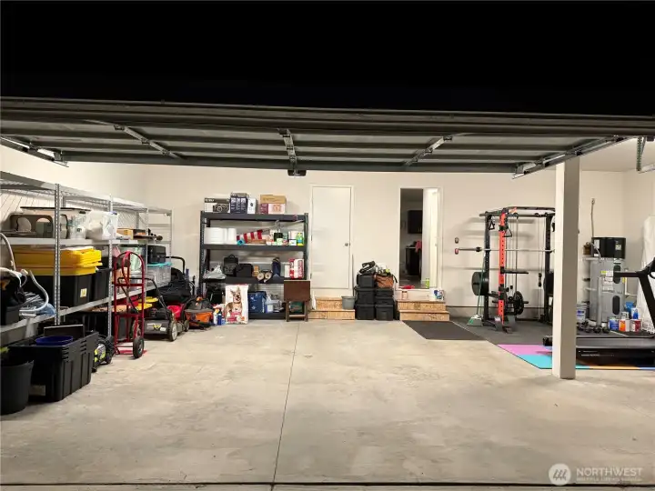 three-bay garage