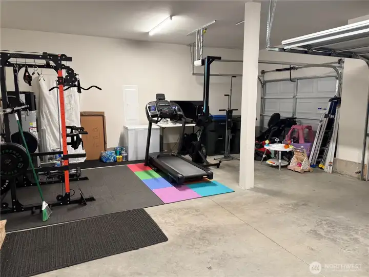 three-bay garage