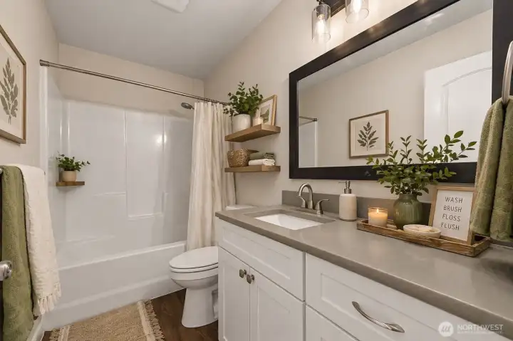 Full guest bathroom upstairs