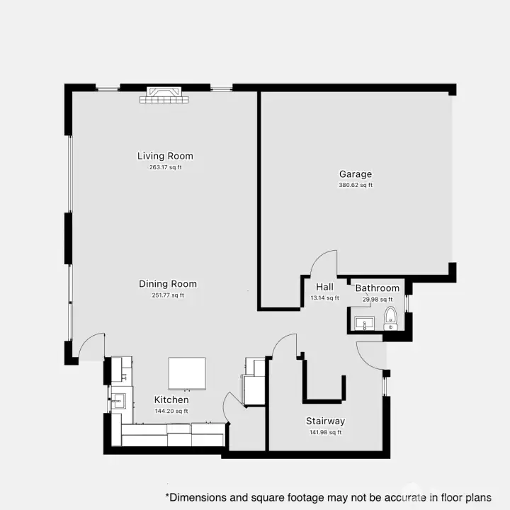 First floor 2D floorplan